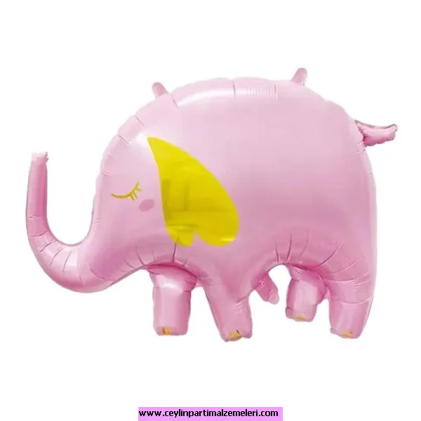 Pembe Fil Folyo Balon